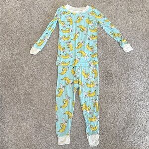 Little Sleepies Banana Print Pajama Set - 2T